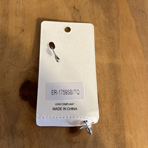 Ear pin turquoise - Picture 2 of 3